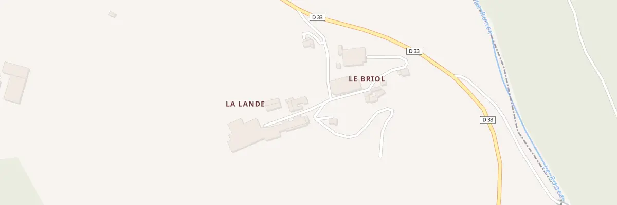 Plan du 172 Che de La Lande et du Briol à Curvalle