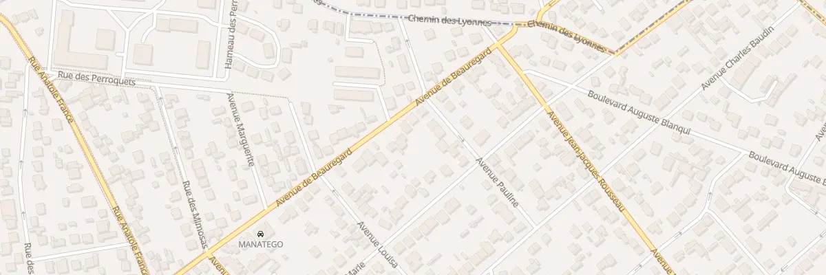 Plan du 36B Av de Beauregard à Champigny-sur-Marne