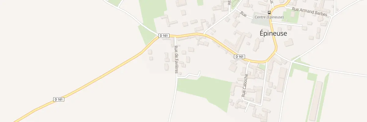 Plan du 3B Rue de Favières à Épineuse