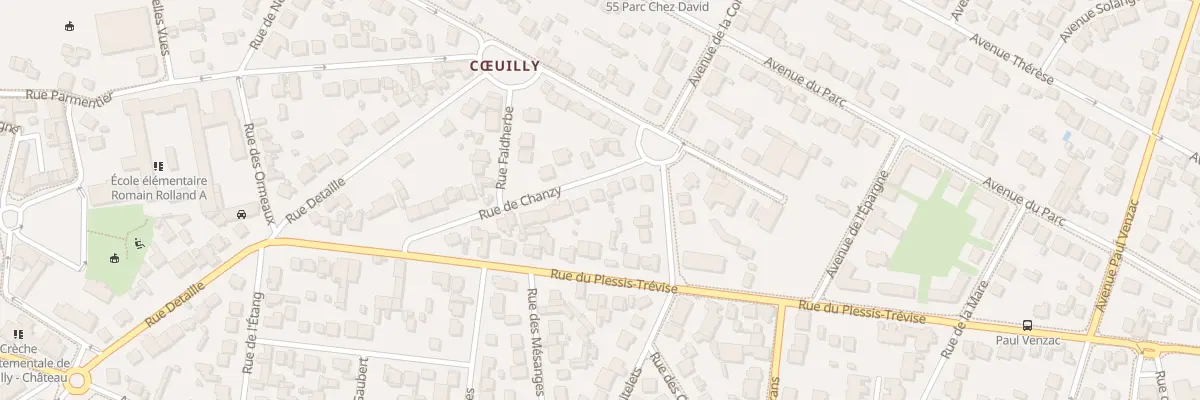 Plan du 7 Rue de Chanzy à Champigny-sur-Marne