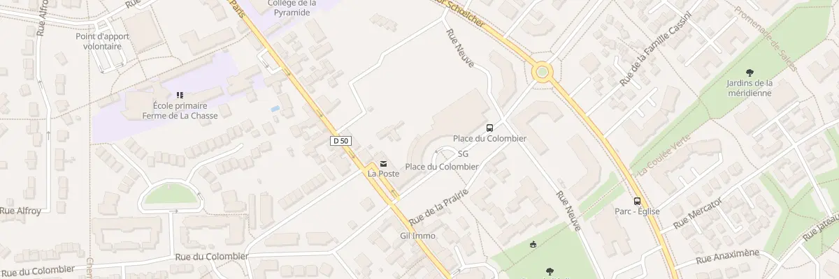Plan du 3 Pl du Colombier à Lieusaint