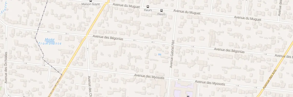 Plan du 107B Av des Bégonias à Montfermeil