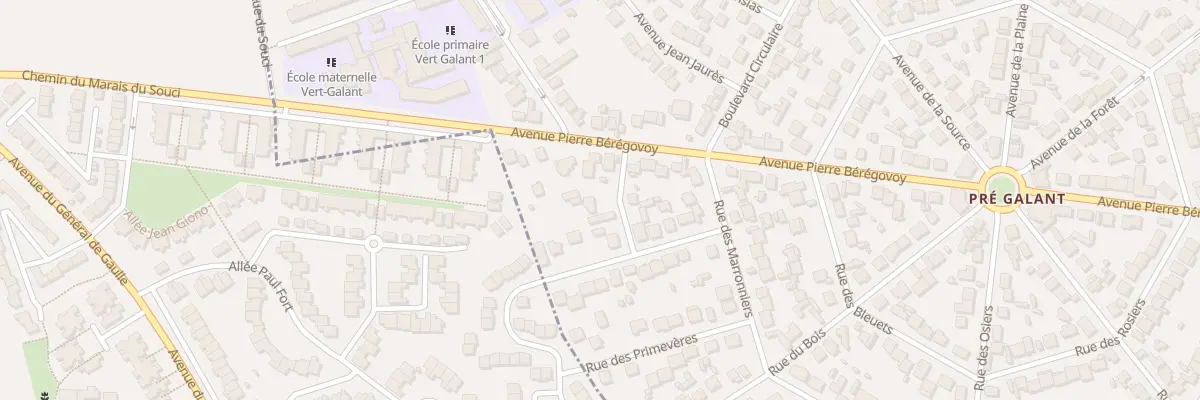 Plan du 6 Rue des Lilas à Villepinte