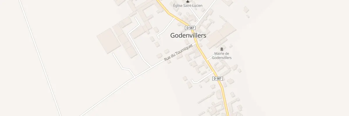 Plan du 1 Rue du Tourniquet à Godenvillers