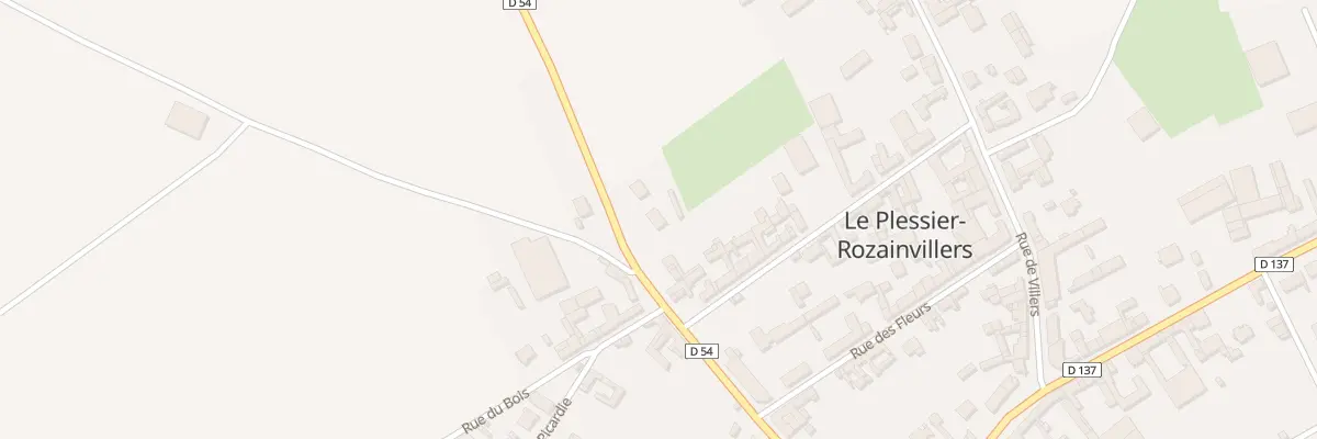 Plan du 5016F Rue du 8 Mai 1945 au Plessier-Rozainvillers