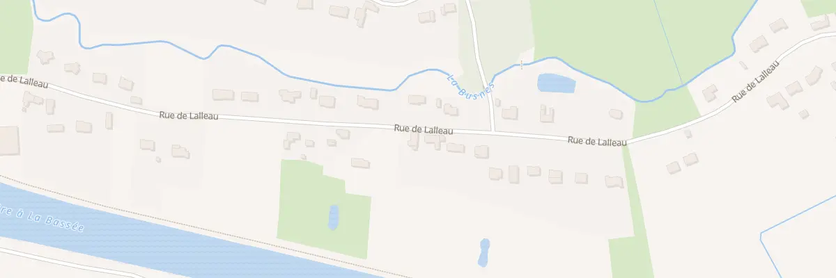 Plan du 685 Rue de Lalleau à Robecq