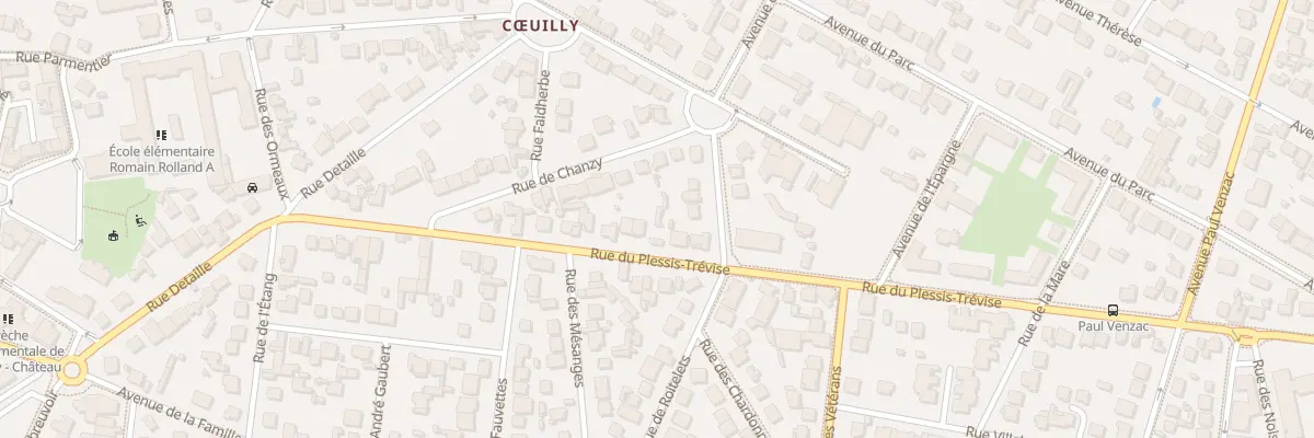 Plan du 27 Rue de Plessis Trevise à Champigny-sur-Marne