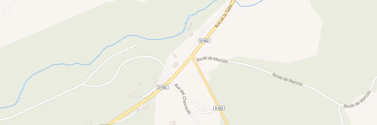 Plan du 5088 La Pradelle à Lanobre