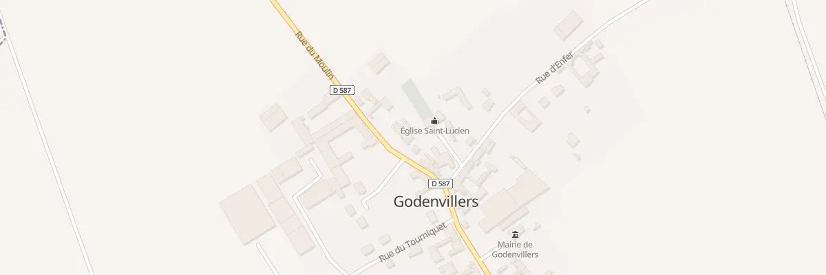Plan du 45 Rue du Moulin à Godenvillers