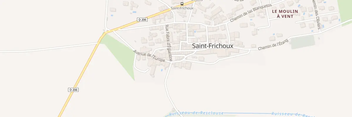 Plan du 2 Rue des Cathares à Saint-Frichoux