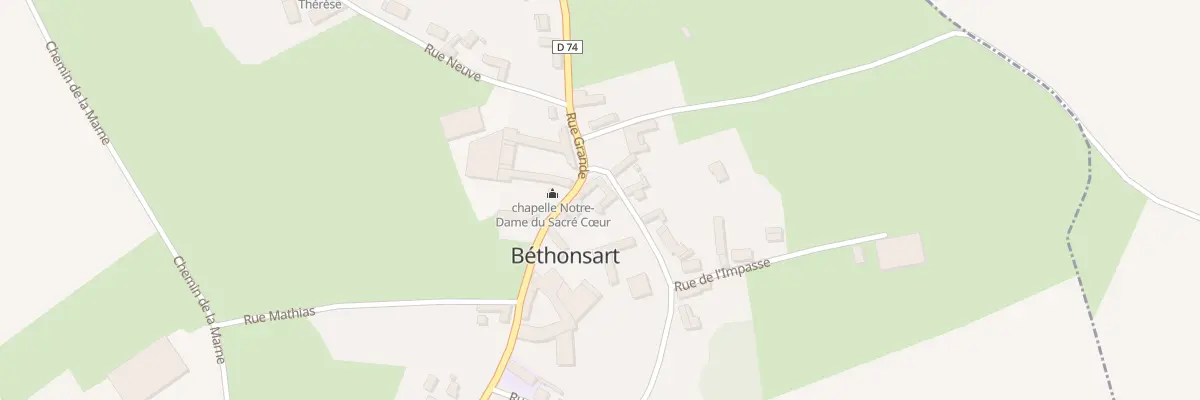 Plan du 7 Rue Grande à Béthonsart