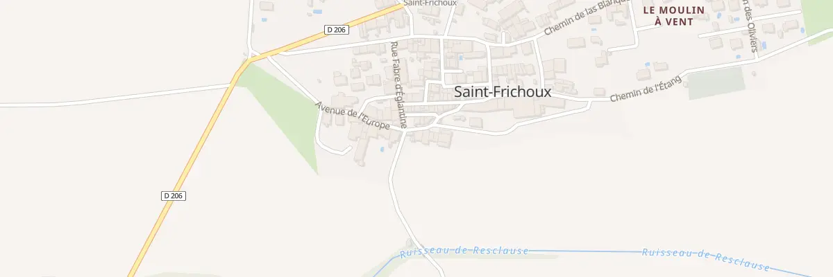 Plan du 2 Rue du Château à Saint-Frichoux