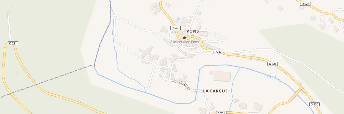 Plan du 5394 Pons à Saint-Hippolyte