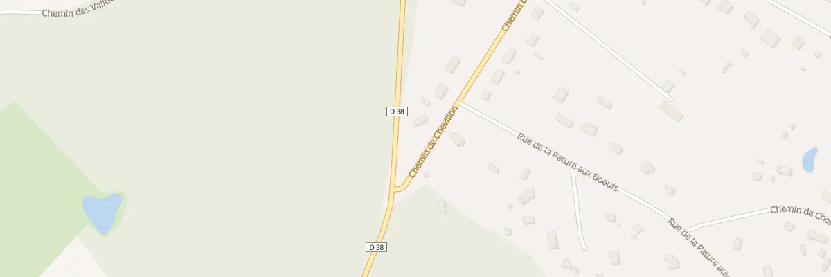 Plan du 1 Che de Chevillon à Chailly-en-Gâtinais