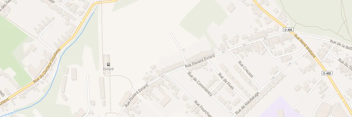 Plan du 547 Rue Florent Evrard à Bruay-la-Buissière