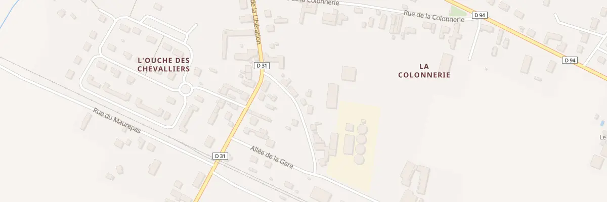 Plan du 7 Rue de la Gare à Corbeilles
