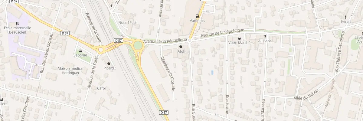 Plan du 6 Rue Gustave et Renée Pitiot à Combs-la-Ville