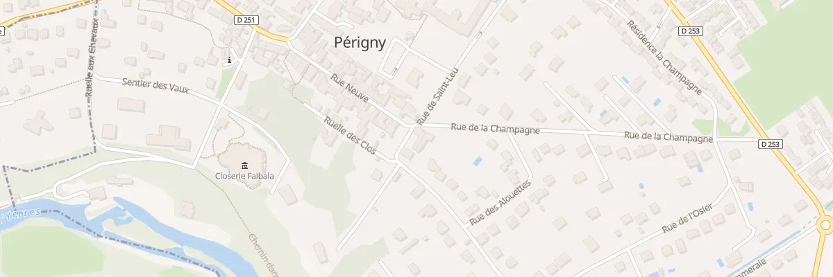 Plan du 3 Rue de la Chaussée de l’Etang à Périgny