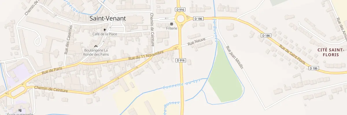 Plan du 38 Rue du 11 Novembre à Saint-Venant