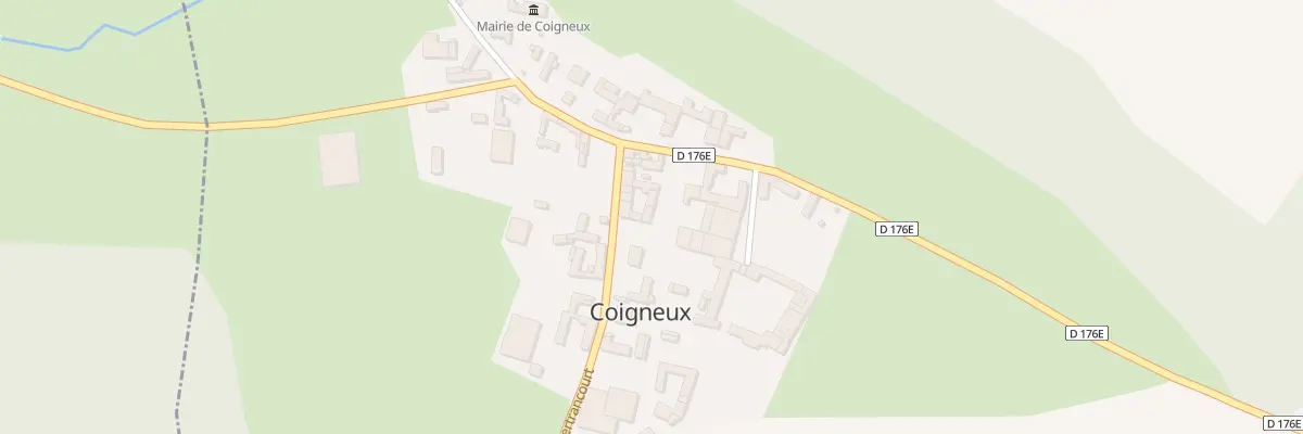 Plan du 3 Rue de Bertrancourt à Coigneux