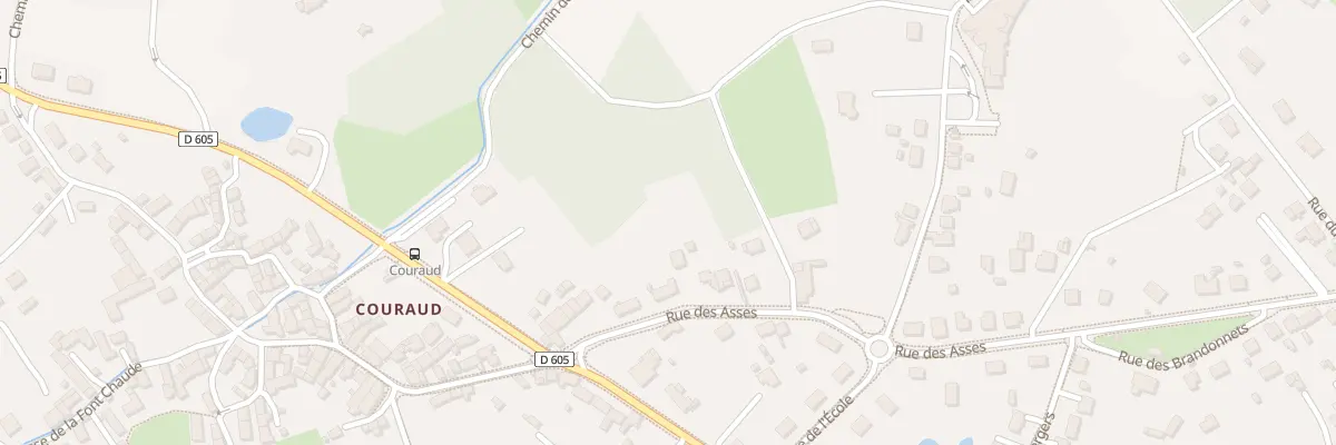 Plan du 11A Rue des Asses à Domérat