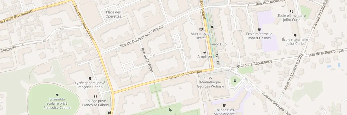 Plan du 15 Rue de la République à Noisy-le-Grand