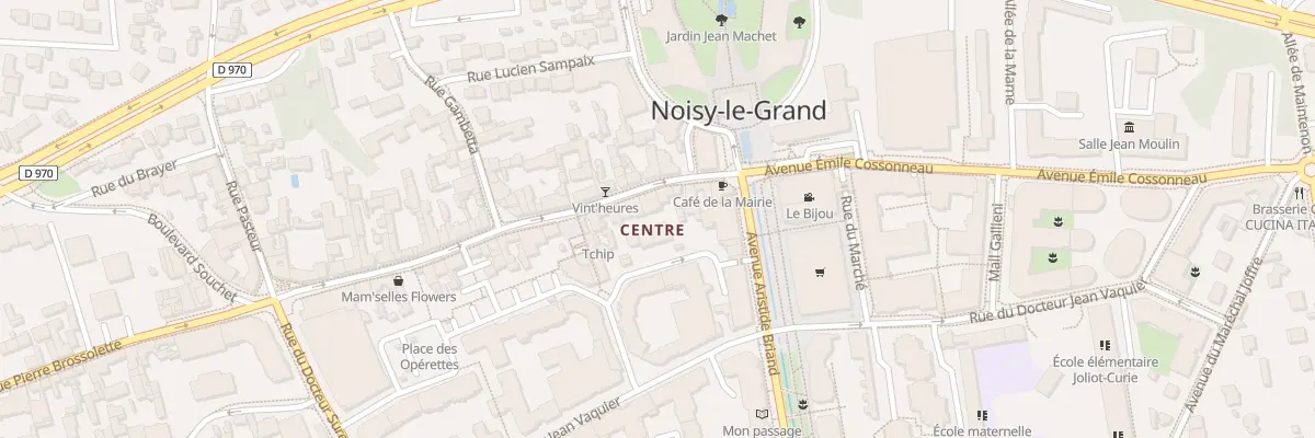 Plan du 204 Rue Pierre Brossolette à Noisy-le-Grand