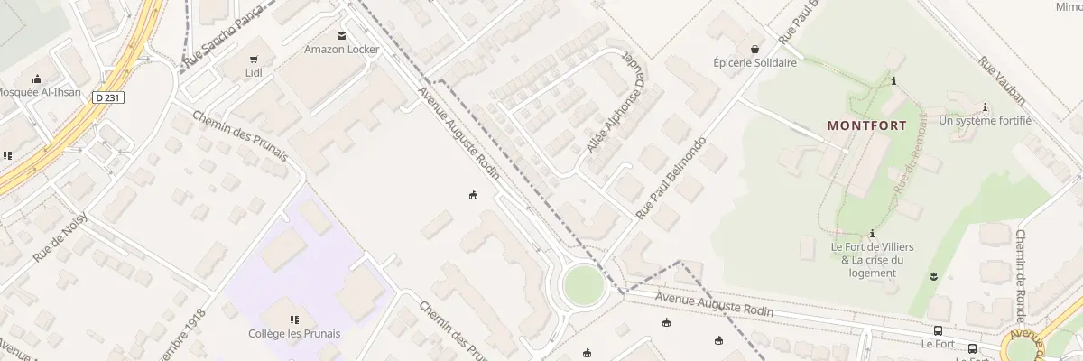 Plan du 94 All Alphonse Daudet à Noisy-le-Grand