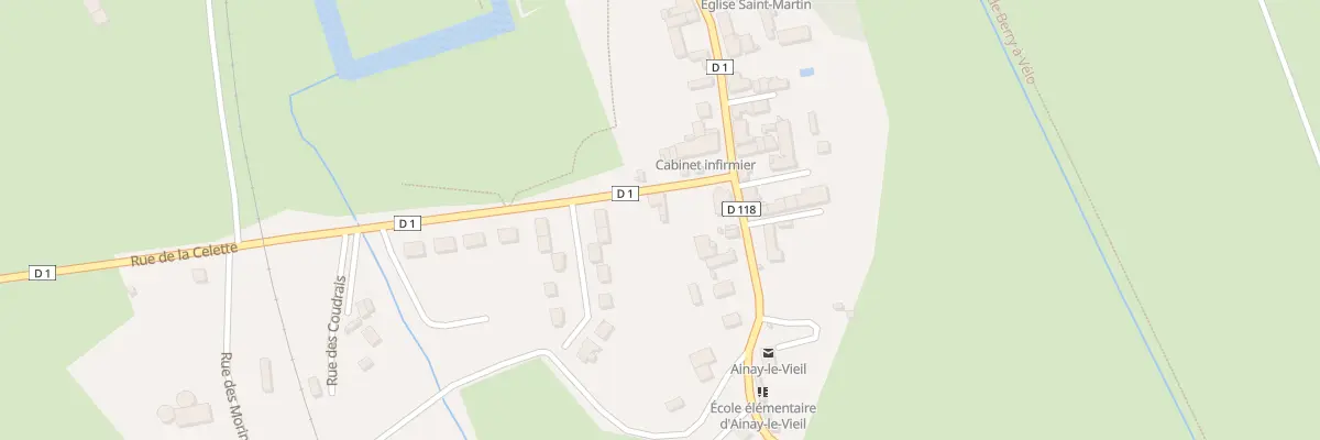 Plan du 3 Rue des Acacias à Ainay-le-Vieil