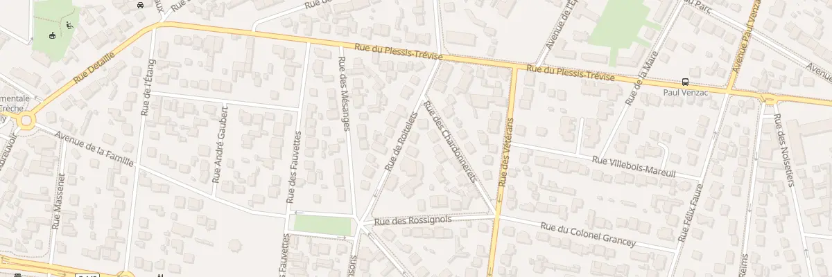 Plan du 7 Rue des Roitelets à Champigny-sur-Marne