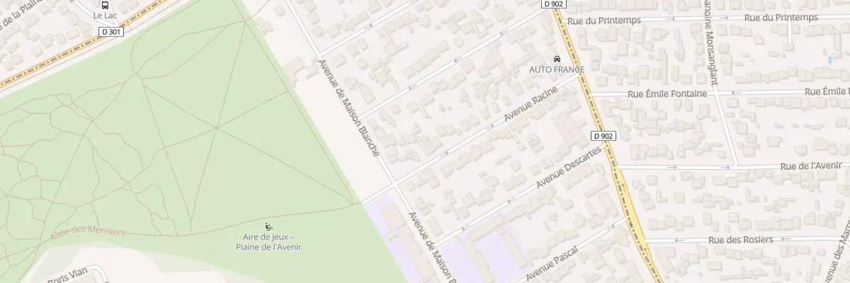 Plan du 3 Av Racine à Neuilly-sur-Marne