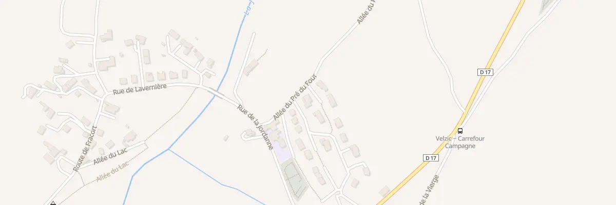 Plan du 17 Cité du Pré du Four à Velzic