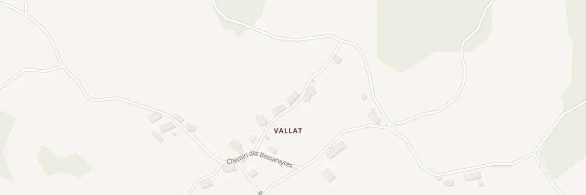 Plan du 5336 Vallat à Lanobre