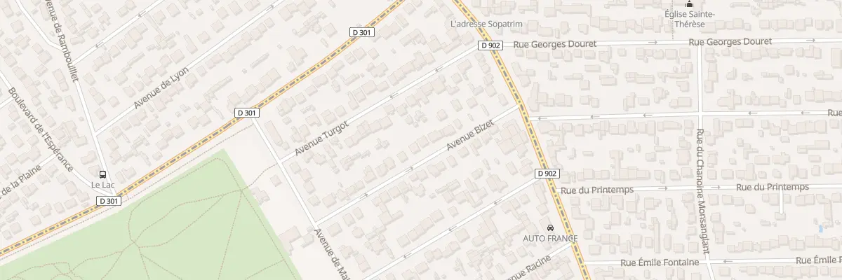 Plan du 19 Av Bizet à Neuilly-sur-Marne