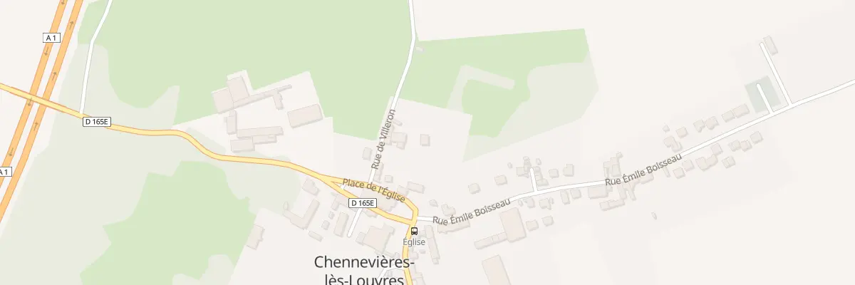 Plan du 8 Rue de Villeron à Chennevières-lès-Louvres