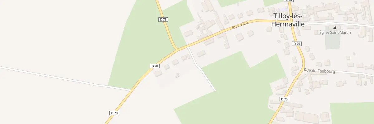 Plan du 22 Rue d’Izel à Tilloy-lès-Hermaville