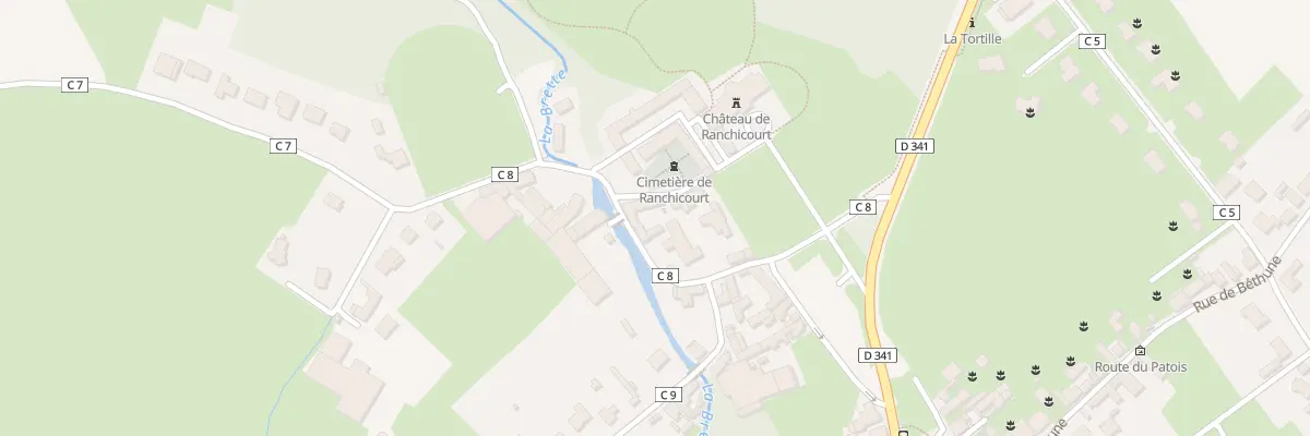 Plan du 2 Rue de la Mairie à Rebreuve-Ranchicourt