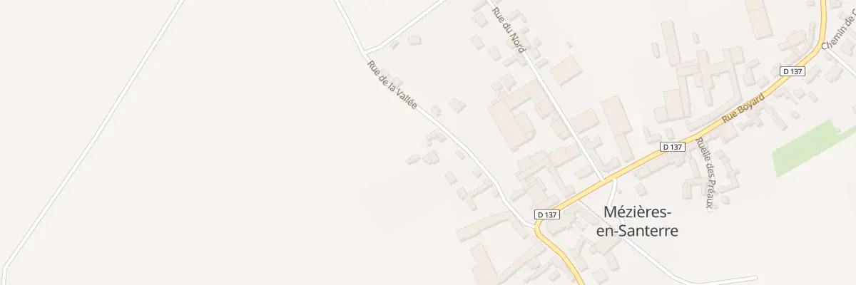 Plan du 15 Rue de la Vallée à Mézières-en-Santerre
