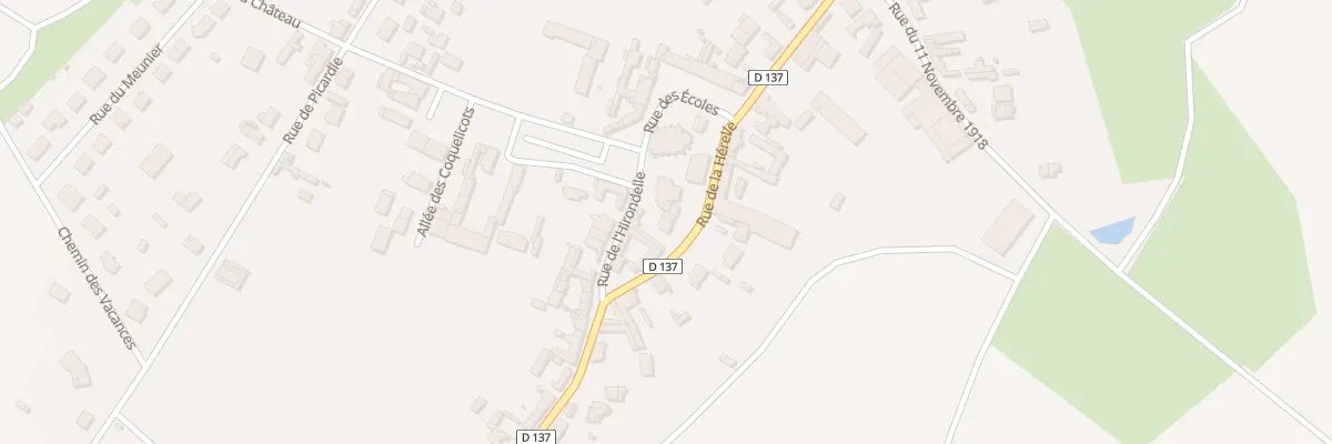 Plan du 6 Rue de la Herelle au Plessier-Rozainvillers
