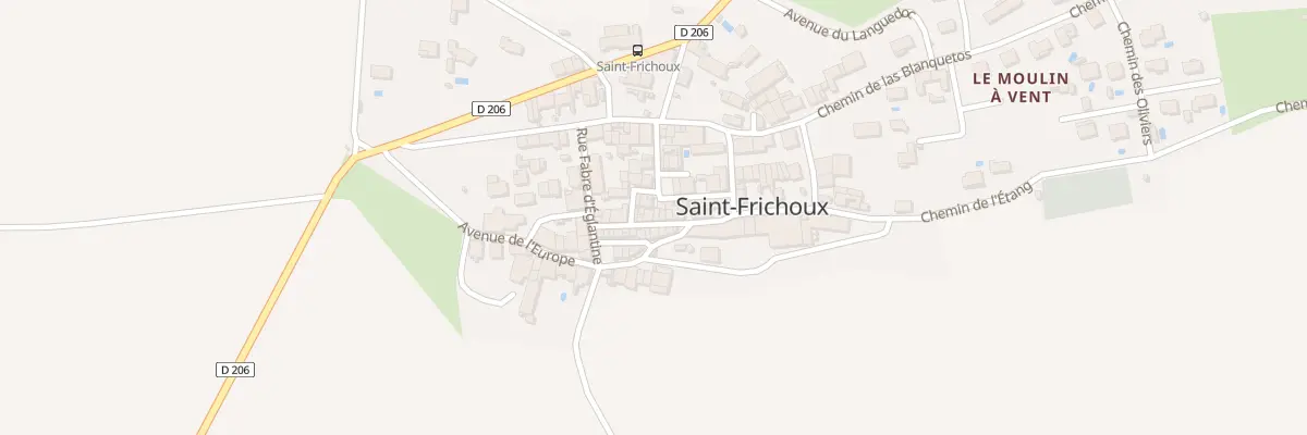 Plan du 34 Le Village à Saint-Frichoux
