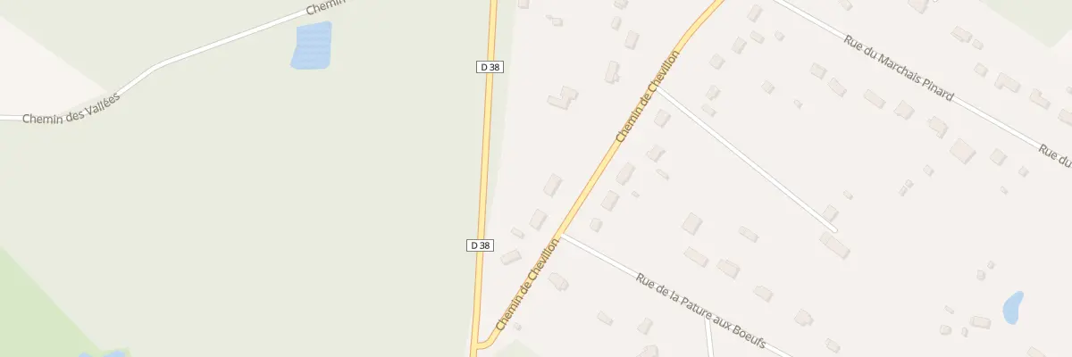 Plan du 5 Che de Chevillon à Chailly-en-Gâtinais