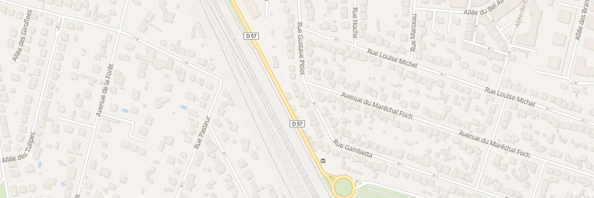 Plan du 2 Rue Gambetta à Combs-la-Ville