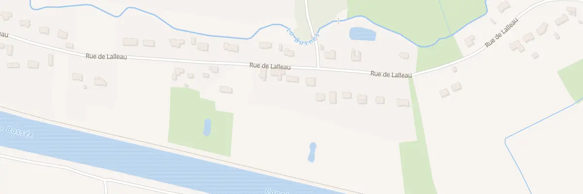 Plan du 643 Rue de Lalleau à Robecq