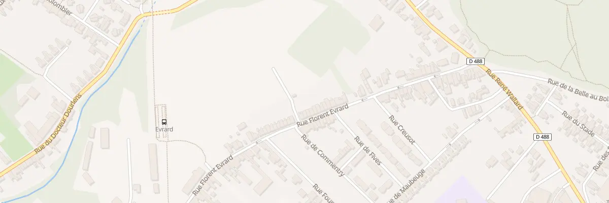 Plan du 585 Rue Florent Evrard à Bruay-la-Buissière