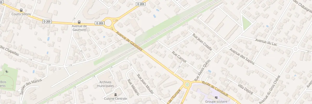 Plan du 5 Av de Gaumont à Villiers-sur-Marne