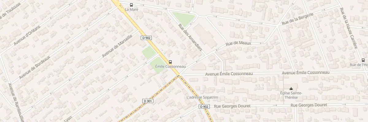 Plan du 1 Rue de Meaux à Gagny