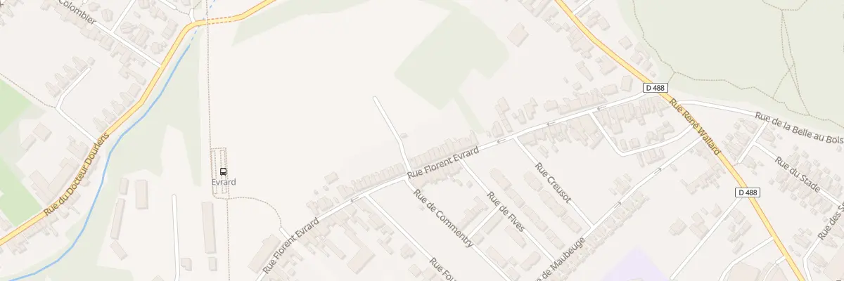 Plan du 589 Rue Florent Evrard à Bruay-la-Buissière