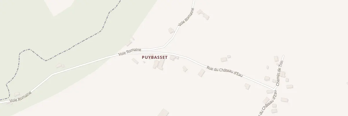 Plan du 6 Rue du Château d’Eau à Carlat