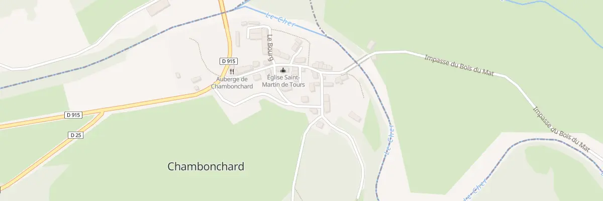 Plan du 5029 Le Bourg à Mainsat