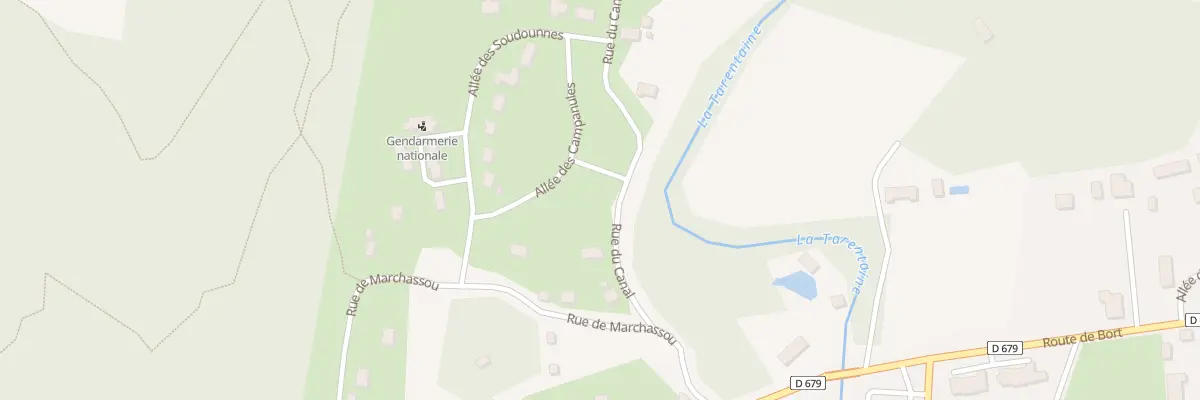 Plan du 6207 Soudounne à Champs-sur-Tarentaine-Marchal